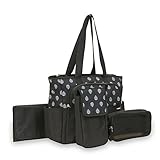 Carter's Diaper Bag, Black/White by Carter's