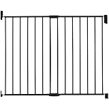 Munchkin Push to Close Extending Baby Safety Gate, Dark Grey by Munchkin