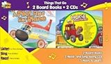 Things That Go 2 Board Books & 2 CDs Read & Sing Along おもちゃ (並行輸入)