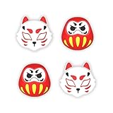 PlayVital Switchに対応用ジョイスティックキャップ、Switch Liteに対応用サムスティック保護キャップ、Switch有機elモデルに対応用シリコンアナログスティックカバー、 Switchに対応&Switch Lite対応&Switch OLED対応用サムグリップロッカーキャップ【達磨や狐】