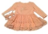 Vitamins Baby 3ピースShining Star、ピーチドレスOutfit、サイズ9か月