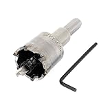 uxcell ホールソー インパクトドライバー 六角レンチ カーバイド 89mm 切削工具 10mm