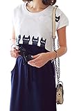 （シュシュクロース）ShuShu cloth マタニティーリラックスルームワンピース 2点セット 紺