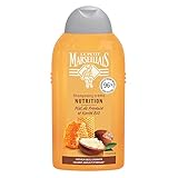 Le Petit Marseillais Shampooing Nutrition, Cheveux Secs, Abimés et Cassants, Miel de Provence BIO & Karité BIO