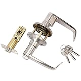 yaekoo Passageサテンクロームグレード2 Commercialドアロックレバー左右手Lockset
