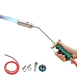 Medigy　 ガスバーナー　溶接 プロパントーチ簡単溶接 火炎放射器　ホース長さ:２m