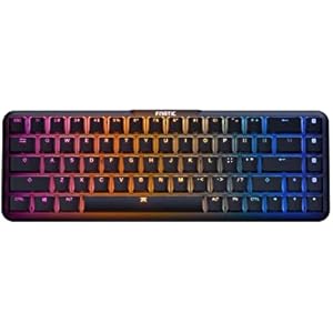 FnaticGear STREAK65 LP BLACK USB-C ゲーミングキーボード 65%サイズ 英語配列 KB0006-001 KB585