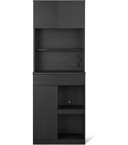 Amazon｜キッチンラック 食器棚 棚 収納棚 ラック キャビネット