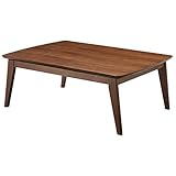 人感センサー付きスクエアこたつ フィーカ 105x75cm ブラウン