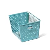 High Quality Macklin Medium Storage Basket, Teal