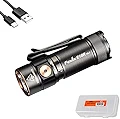 Fenix E18R V2.0 EDC 懐中電灯 1200ルーメン USB-C 充電式 超コンパクト ポケットライト Lumentacオーガナイザー付き