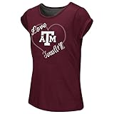 Texas A & M Aggies Girls Tee杢Split Back Tシャツ