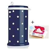 Ubbi　おむつペール（ネイビースター）　ウェットシートカバー付