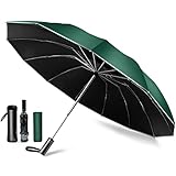 【2021最新 12本骨 & 反射テープ付き】 折りたたみ傘 ワンタッチ 自動開閉 メンズ傘 ビッグサイズ 強靭傘 逆折り式 耐風 撥水 晴