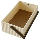 八幡化成 ハンドル付きスクエア型収納 sceltevie omnioffre(オムニオッフル) S アイボリー