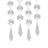 TOOGOO ( R ) 15pcsアクリルクリスタルクリアガーランドHangingビーズカーテン結婚式クラブパーティー装飾wv220