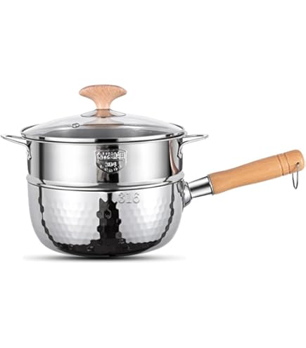 Amazon｜Minp 雪平鍋 18/20/22cm 片手鍋 ステンレス鋼製 ガス火・IH