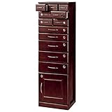 縦型チェスト 「全段鍵付き家具シリーズ」 木製 幅36cm×奥行33cm×高さ120cm 直送【TS1764】 top1-ds-1669507-ah [簡素パッケージ品]