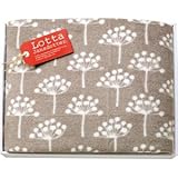 『お返し 結婚内祝 出産内祝 引越 ご挨拶 内祝などに人気の商品』　ロッタ・ヤンスドッター　シルク混綿毛布（毛羽部分）　ブラウン　【のし・包装可】