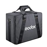 Godox MLシリーズLEDビデオライトキャリーバッグ収納ケース 耐衝撃性、Godox ML30 / ML30Bi / ML60 / ML60Bi2ライトキット用 トップキャリーハンドル付き