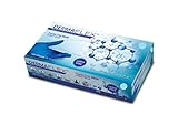 DermaFlex Nitrile Exam Glove, Latex Free, Powder Free, 9.5 Length, 3.5 mils - MEDIUM (Case of 1000) 