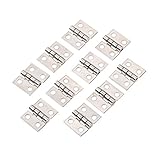 50個入り 蝶番 ミニ木箱用のヒンジ　キャビネットドアハード ウェアヒンジ 手芸 手作り パーツ 金具 ネジに付き