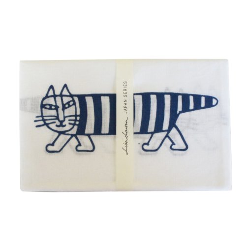 LISA LARSON(リサ・ラーソン) 手ぬぐい マイキー ワンサイズ 小柄 白地×青