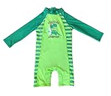 Bonverano ベビー水着　男の子　ワンピース　キャップ付き　長袖　UPF50+紫外線対策　UVカット
