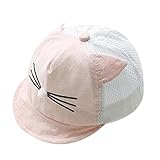 ピンクラブリーサンハットグレートギフト折りたたみビーチハットサマーハットコットンハットベビーキャップ