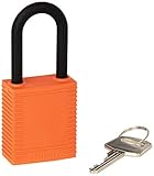 Brady 123346 Lockout Padlock Keyed Alike 1/5 Orange [並行輸入品]