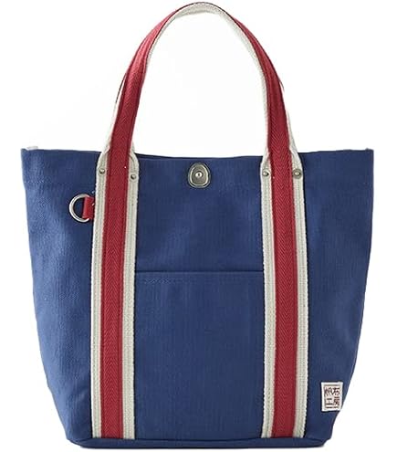 バッグ everyone nylon logo tote bag blue everyone nylon logo tote bag