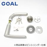 TOSTEM 勝手口 GOAL TTX レバーハンドルセット 従来キー3本付属　鍵 交換 取替え 主な使用ドア：TOSTEM ベルエア2 など テール刻印28 TTX