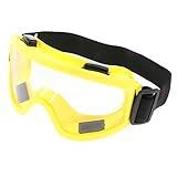 B Baosity メガネ　ゴーグル　安全　保護用　サイクリング　木工　作業用　透明　全3色 - 黄