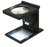 PLATA (プラタ) 倍率 6倍 LED ライト付き リネンテスター