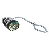 メキシコアワビ オーバルカット タイタックピン