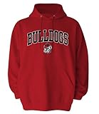 NCAA Georgia Bulldogs Old Varsity / Gildanパーカー 3L レッド