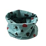 Tonsee ベビー マフラー 秋冬 ネックウォーマー 防寒 可愛い ハートパターン 赤ちゃん用 スカーフ (グリーン)