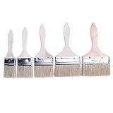 OUNONA ペイント ブラシ　塗料 ブラシ　ホーム 塗装 デコレーション 絵画用 5個入