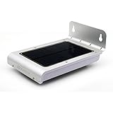 Gracetop 24 LED Waterproof Solar Powered Fence Post Light Motion Sensor Outdoor Garden Patio Path Wa