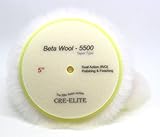 【G8／フィニッシング】CRE-ELITE　BetaWool-5500　研磨　ポリッシュ　ポリッシャー　ウールバフ　車磨き　ポリッシング　ギアアクション　ダブルアクション　バフ [毛：5000（スーパ
