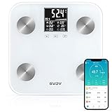 GVDV 体重計 体組成計 体脂肪計 スマホ連動 Bluetooth体重計 BMI/皮下脂肪/筋肉量/推定骨量/体水分量/基礎代謝率 17項