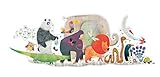 Djeco Giant Puzzle - Animal Parade by Djeco