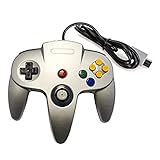 iFormosa N64 ゲーム機で使用できる ゲーム コントローラーブロス シルバー IF-N64C-SV