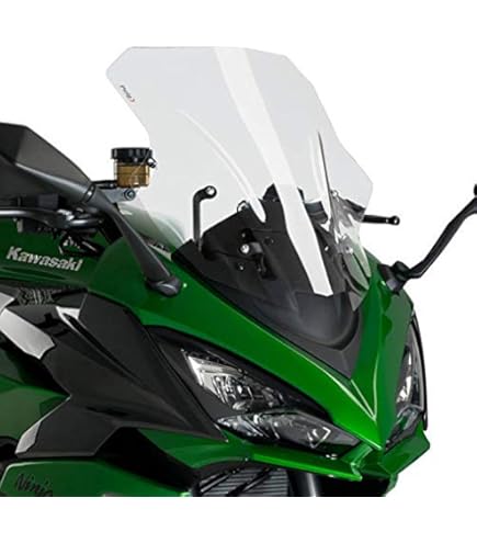 puig プーチ　スクリーン　クリア　NINJA1000SX Amazon | Puig 20471F RACING SCREEN [DARK SMOKE] Ninja1000SX (20-21