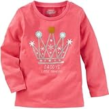 OSHKOSH(オシュコシュ) オシュコシュオリジナルグラフィックティ コーラル トップス長袖Tシャツ 24ヶ月【並行輸入】