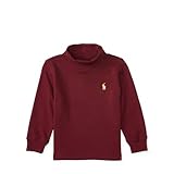 ポロラルフローレン ポニー付 タートルネック 長袖シャツ レッド (男の子12～24か月用) 24Mサイズ [並行輸入品]