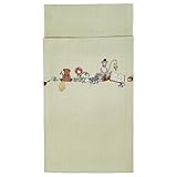 IKEA NANIG 40282446 ベビーベッド用リネン 3点セット グリーン