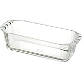 HARIO(ハリオ) 耐熱ガラス製 パウンド型 850ml BUONO kitchen グラタン皿 日本製 HPND-85-BK