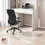 【Amazon.co.jp限定】 チェアマット VOTUDX フロアマット 透明 【140×100cm 2枚】 床保護マット 厚み1.5mm PVC 滑り止め キズ防止 防音 家具保護パッド ゲーミングチェア・テーブル・フロア・畳に