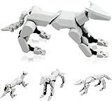 3 アクション犬、ロボット犬アクションフィギュア プリントロボ犬、多関節可動ロボット犬、コレクターのための面白い男の子女の子のおもちゃデスクトップ装飾 タイタン 13 アクションフィギュア ラッキー13 アクションフィギュア